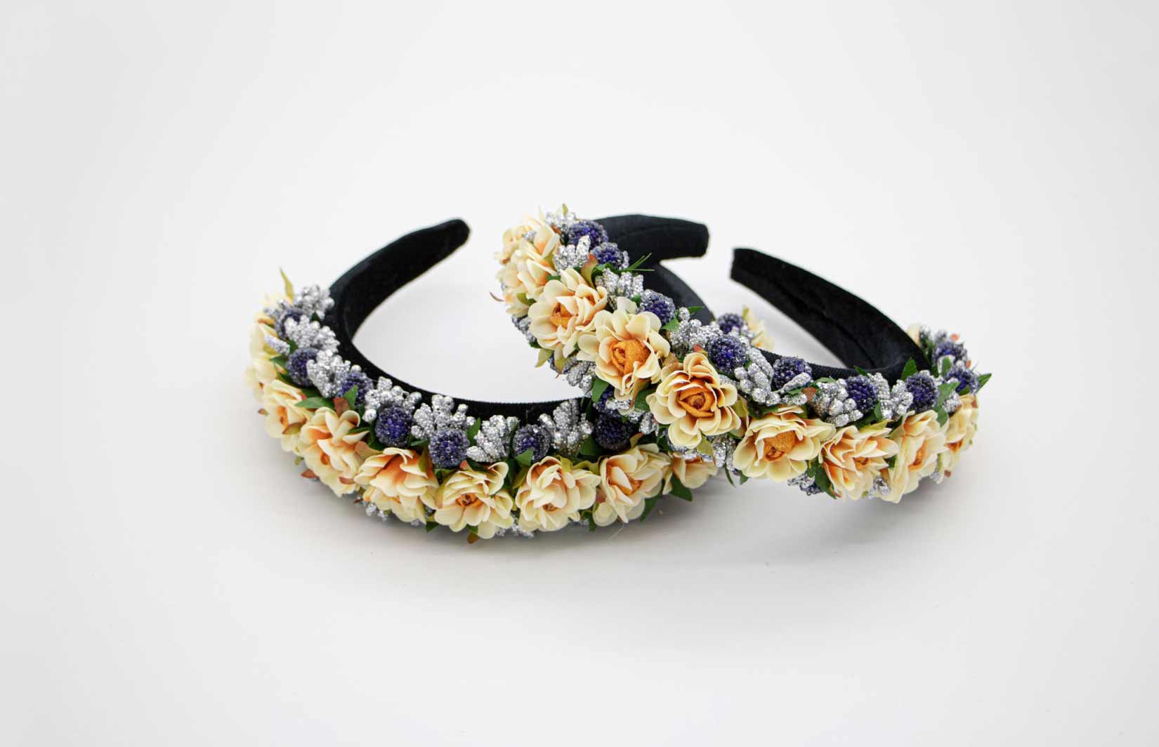 Haute knite Floral Headband